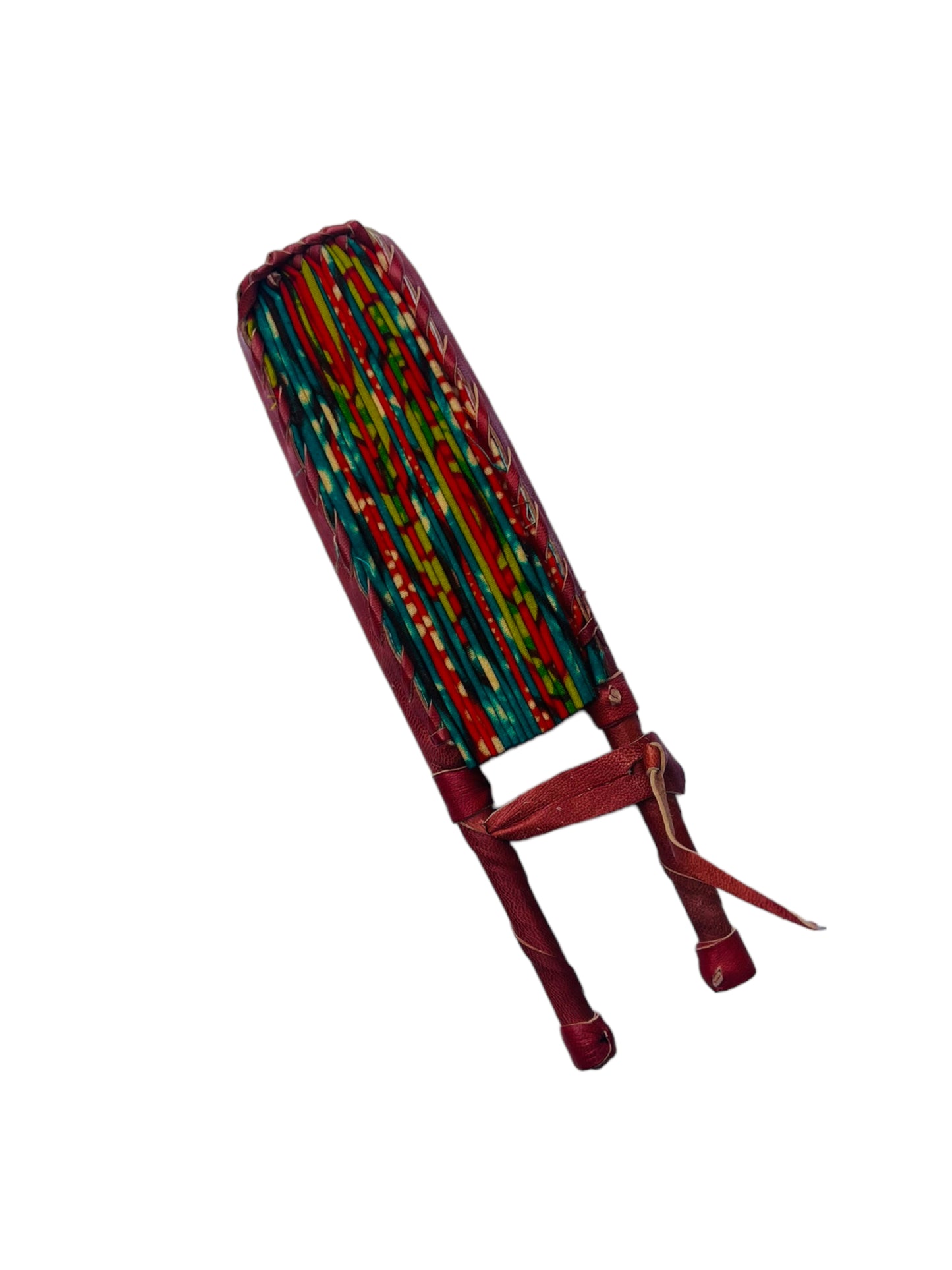 African Print Fan (Green)