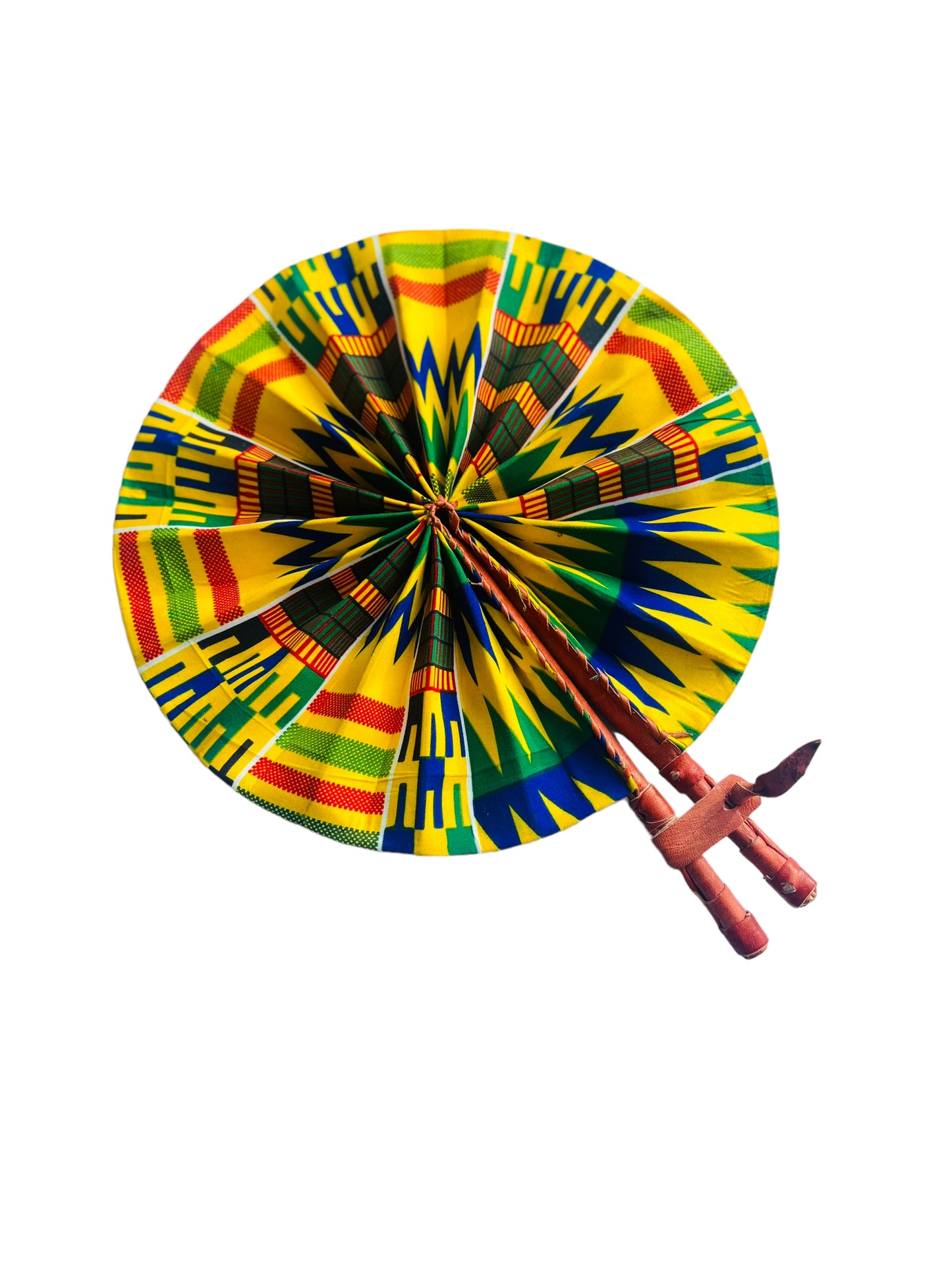 African Print Fan (Kente)