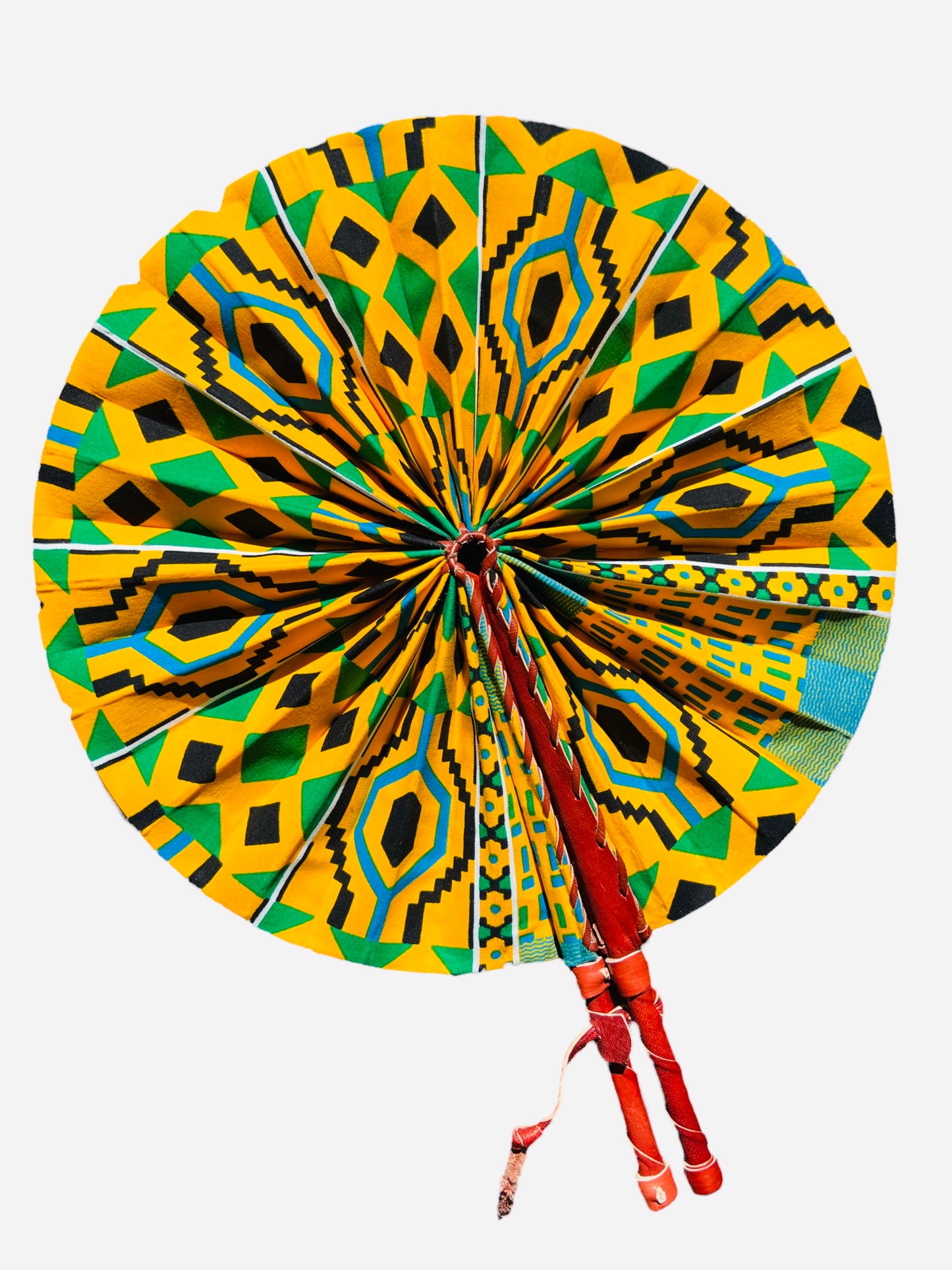 African Print Fan (Kente)