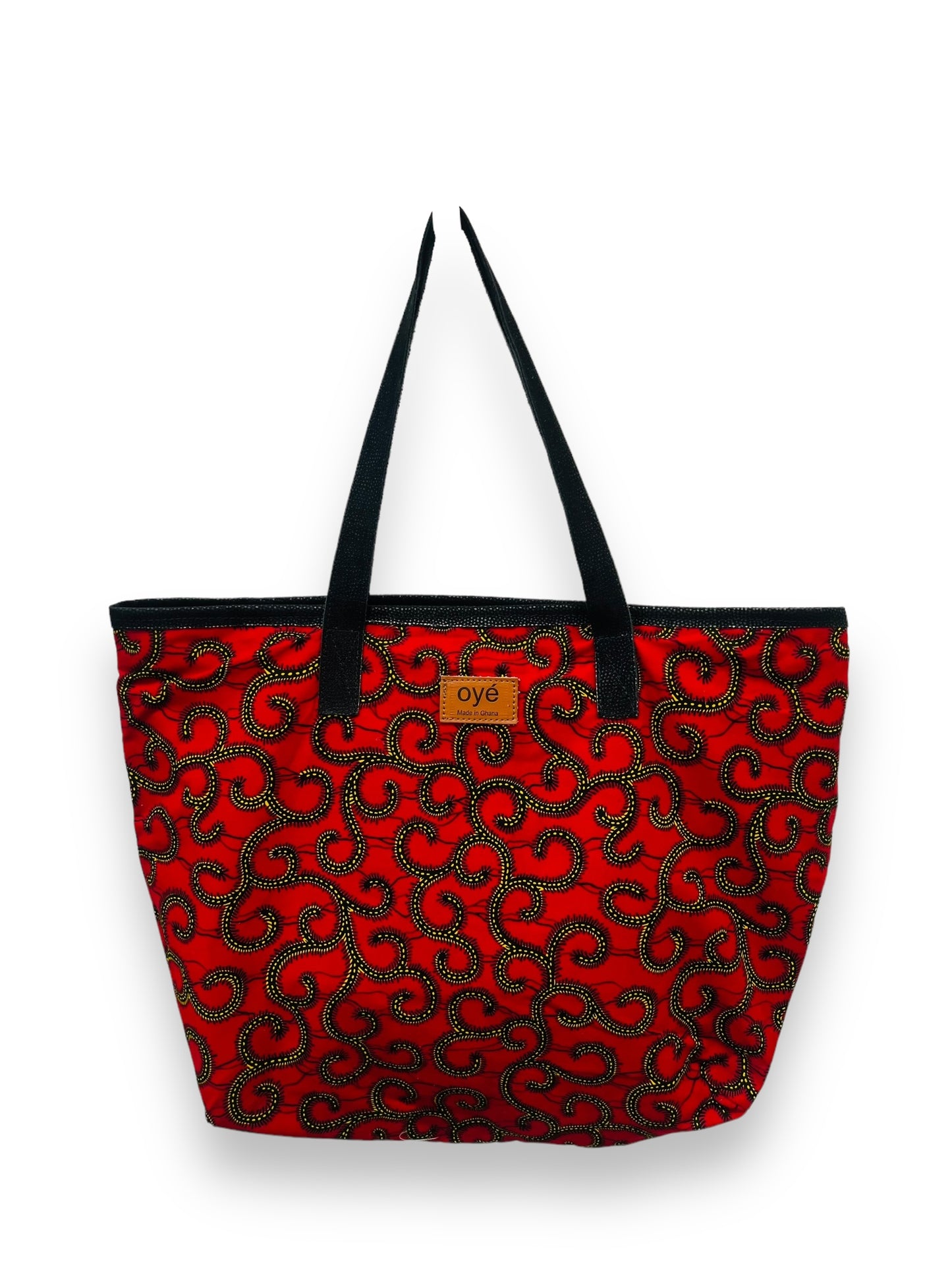 Ankara Tote Bag (Red)