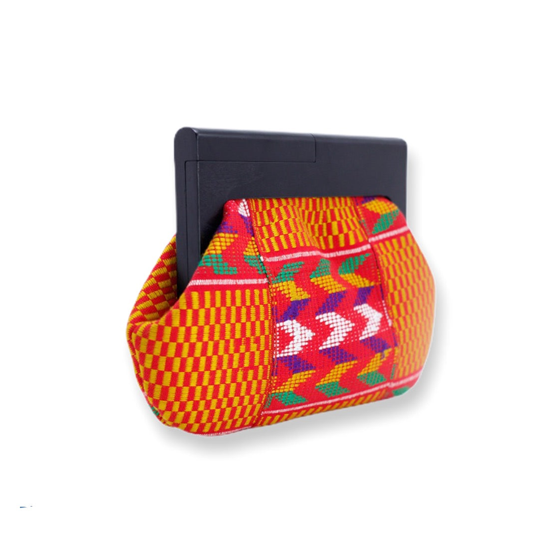 Clutch Bag OYE - Red Kente