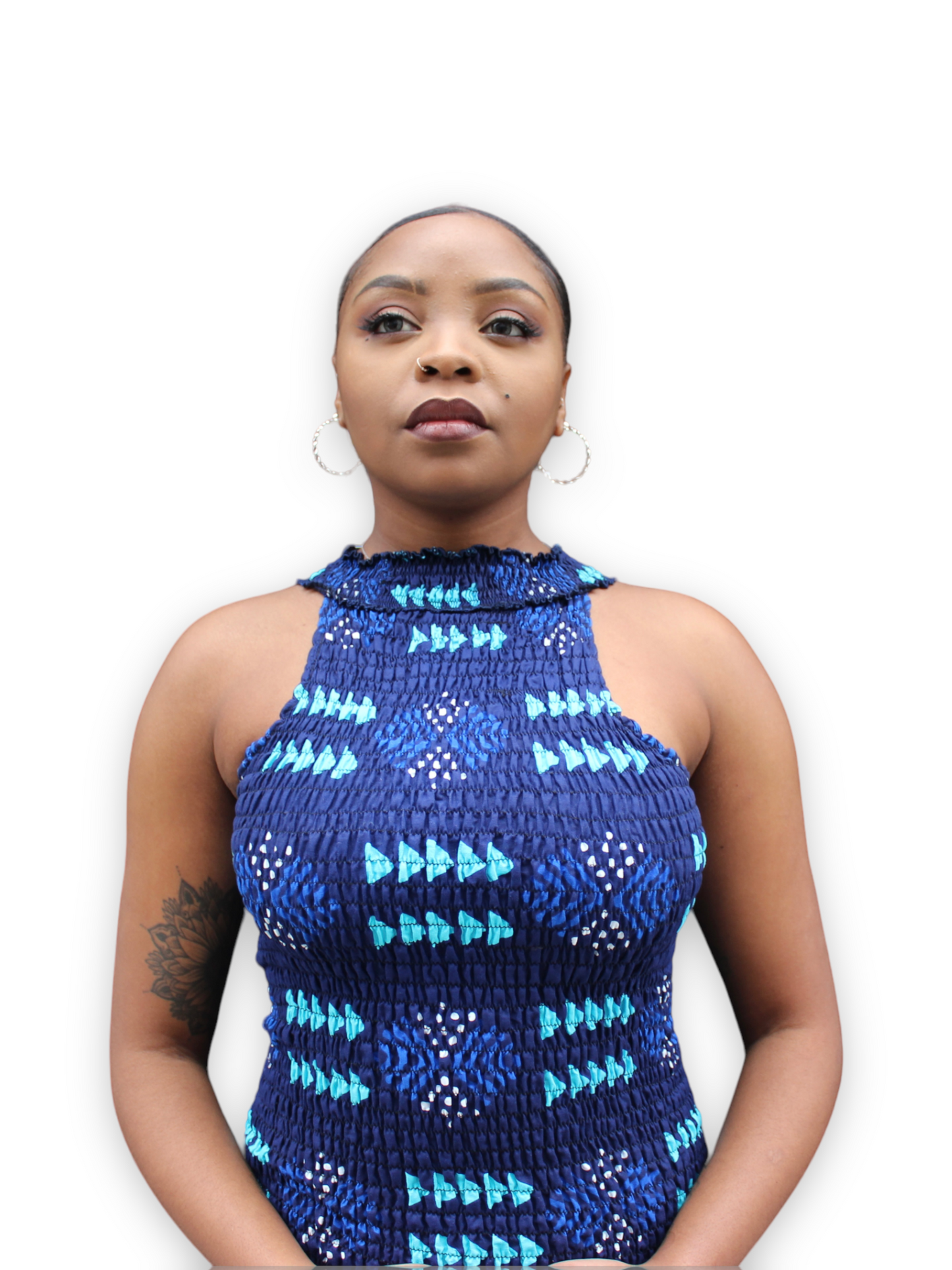 GH Bodycon Dress (Blue Bogolan)