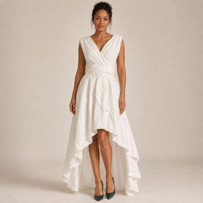Ivory Infinity Wrap Dress