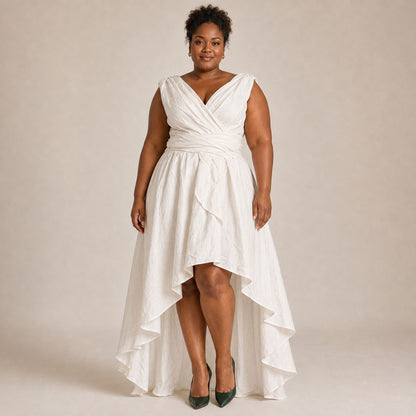 Ivory Infinity Wrap Dress