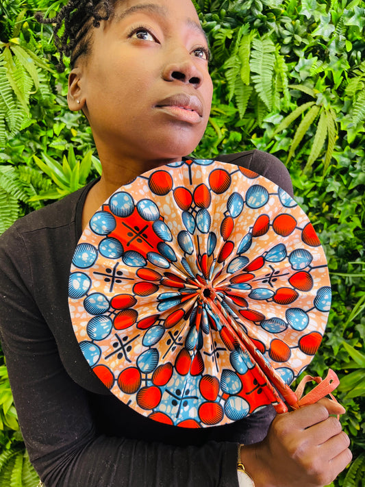 African Print Fan (Balloons)