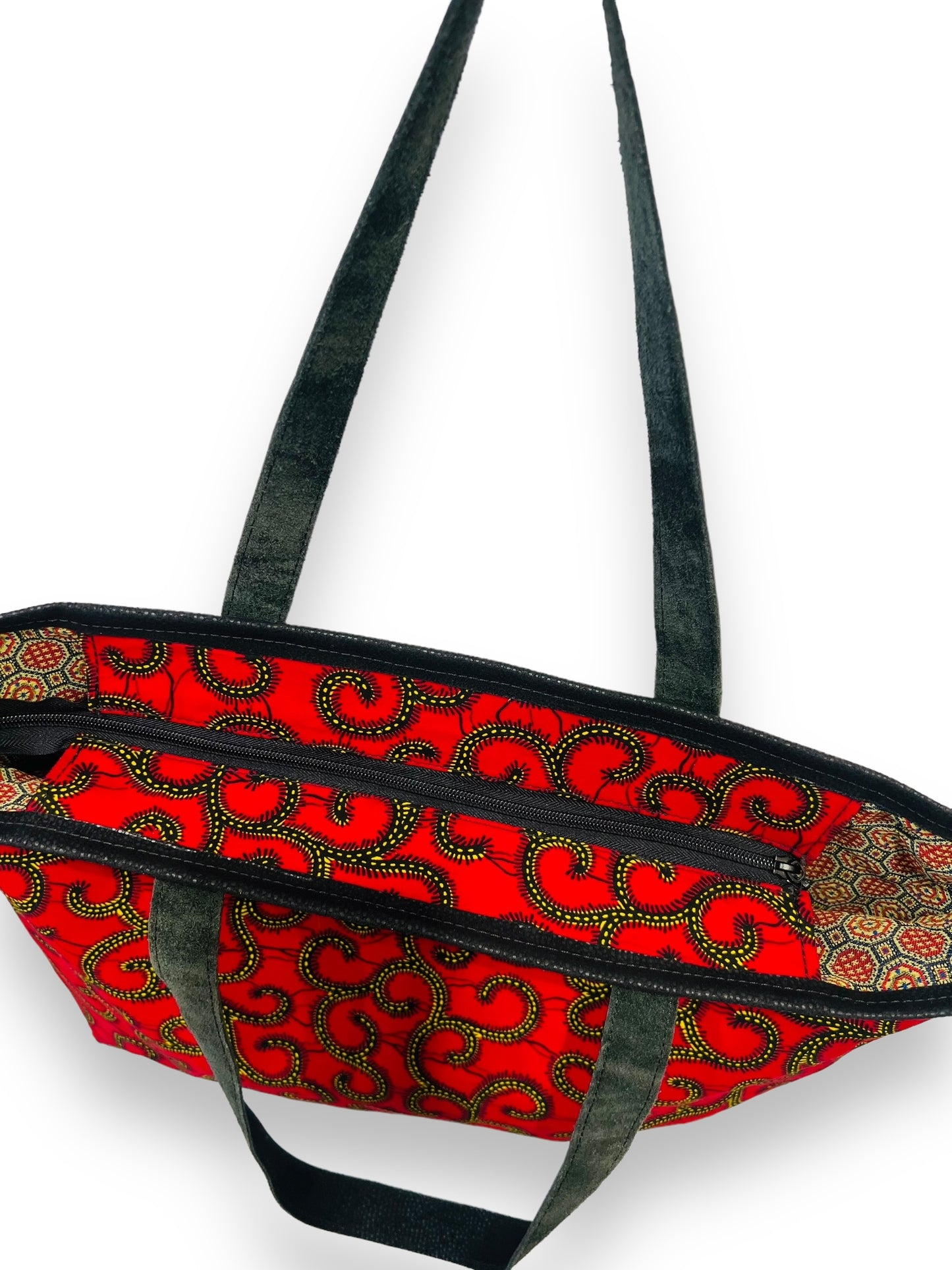 Ankara Tote Bag (Red)